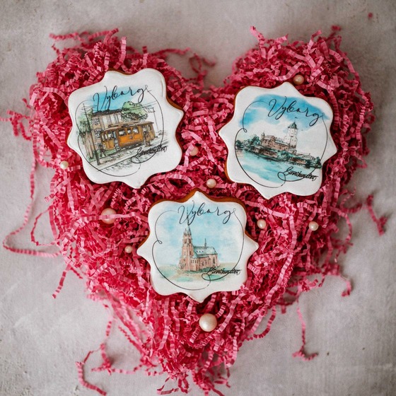 Медово-имбирный пряник маленький